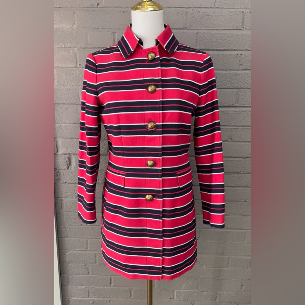 Banana Republic Striped Crest button Jacket S